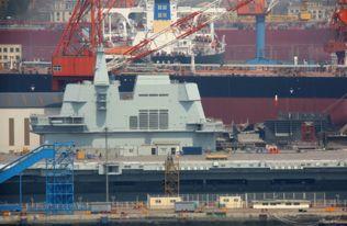 国产三号航母下水视频,见证中国海军力量新飞跃